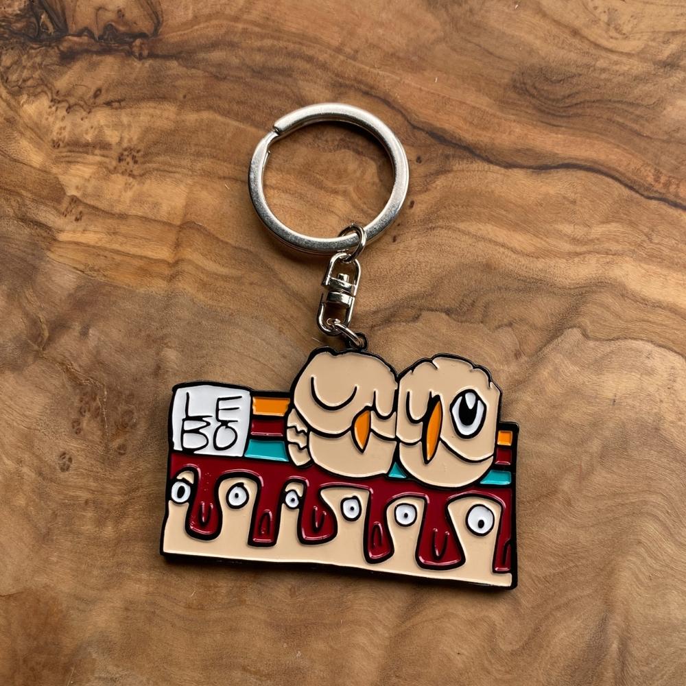 You and Me, In Infinity -  Lebo Metal Keychain
